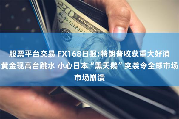 股票平台交易 FX168日报:特朗普收获重大好消息！黄金现高台跳水 小心日本“黑天鹅”突袭令全球市场崩溃