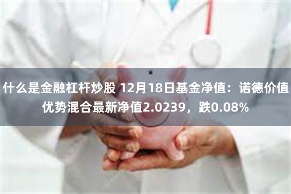 什么是金融杠杆炒股 12月18日基金净值：诺德价值优势混合最新净值2.0239，跌0.08%