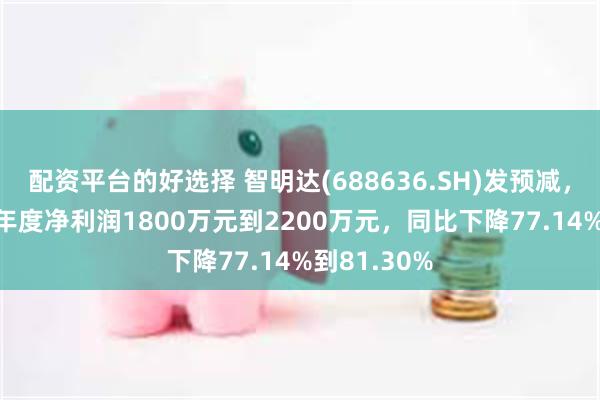 配资平台的好选择 智明达(688636.SH)发预减，预计2024年度净利润1800万元到2200万元，同比下降77.14%到81.30%