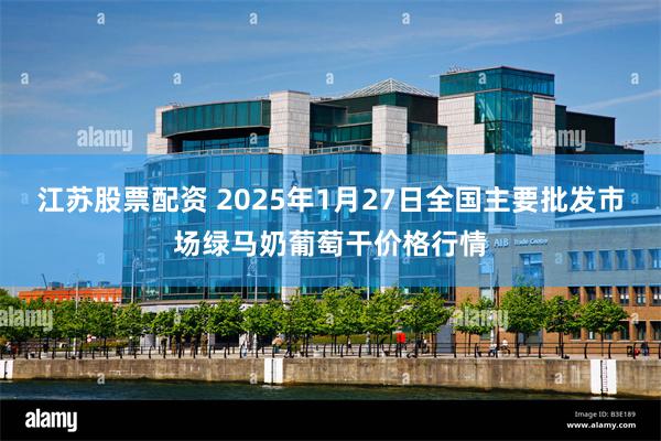 江苏股票配资 2025年1月27日全国主要批发市场绿马奶葡萄干价格行情