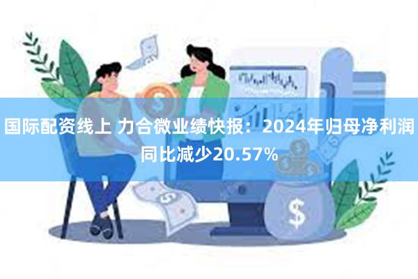 国际配资线上 力合微业绩快报：2024年归母净利润同比减少20.57%