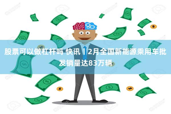 股票可以做杠杆吗 快讯丨2月全国新能源乘用车批发销量达83万辆